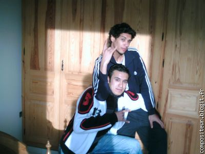 Voila c' est moi et mon ami sofiene... lool !